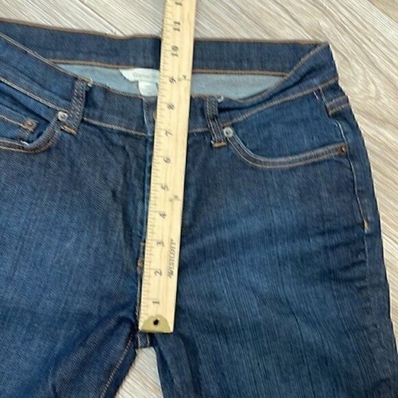 Garnet hill Capri dark wash jeans size 4 petite - Picture 5 of 7